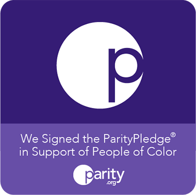 Parity pledge logo